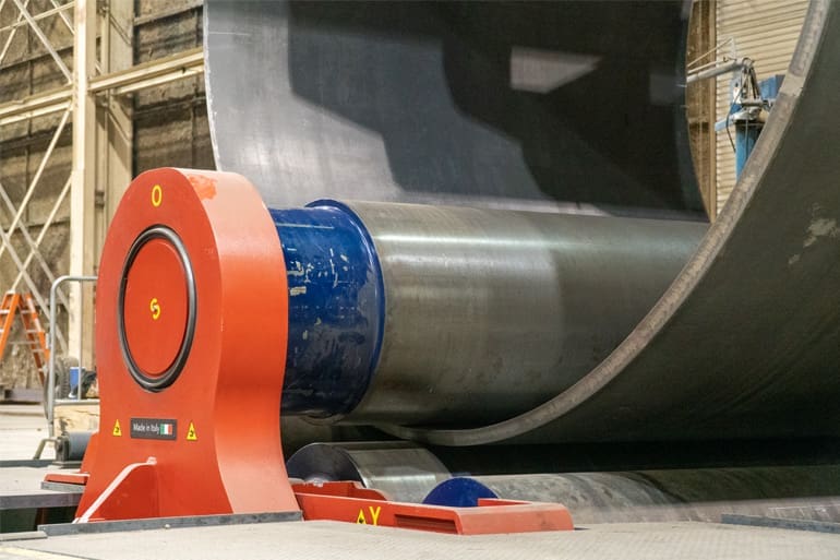 Rolling Capabilities | Services at Warren Fabricating